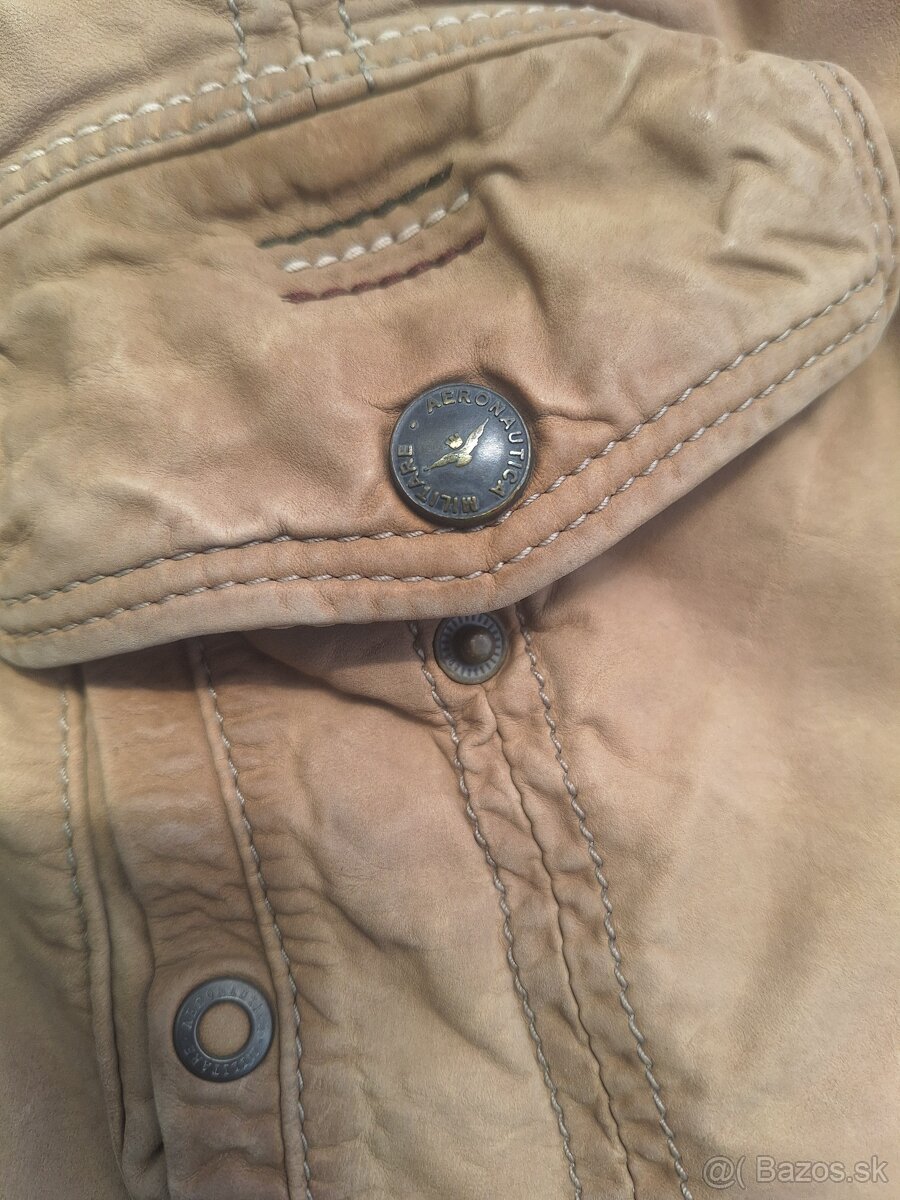 Kožená bunda zn.Aeronautica
