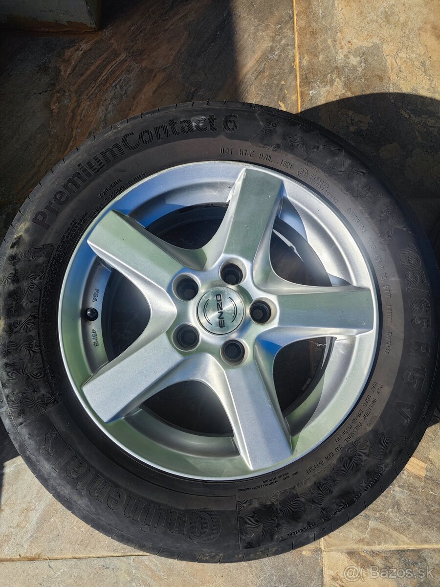Predám diky 5x108 R15 na FORD + letné pneu