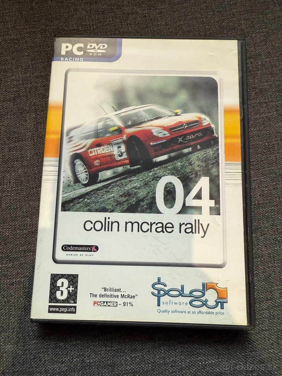 PC hra: Colin McRae Rally 04 (DVD-ROM)