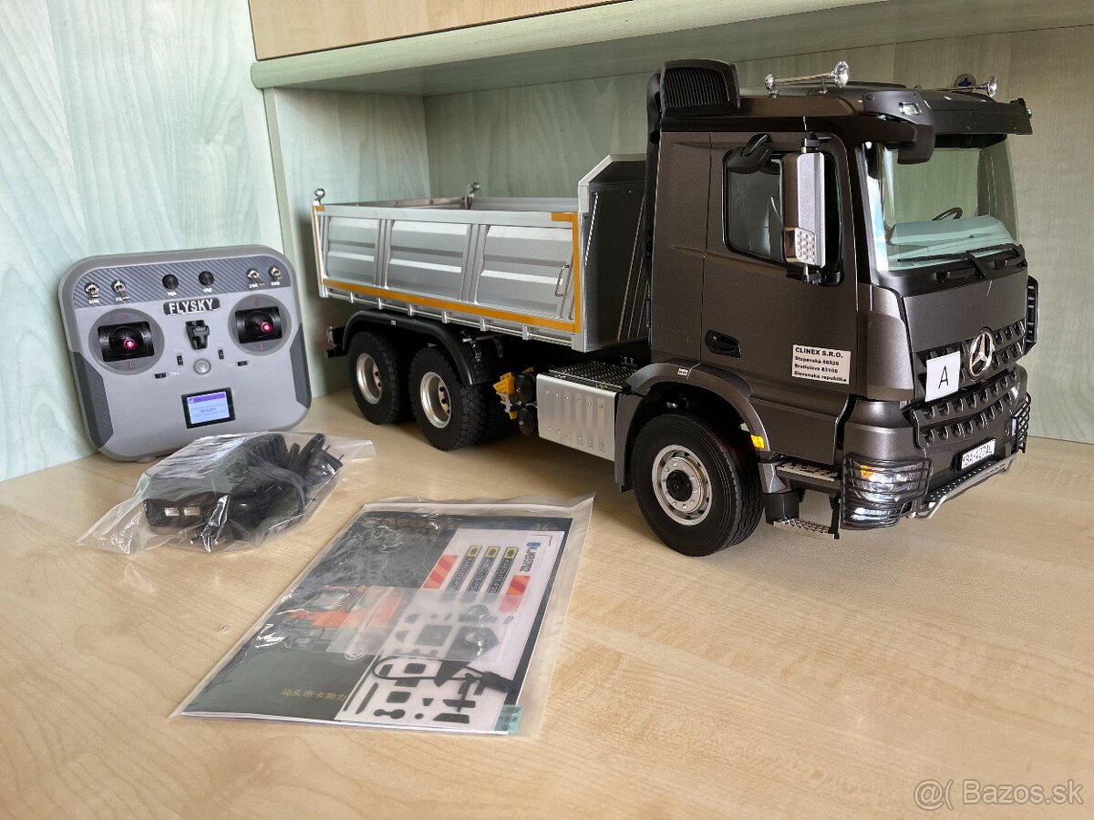 Mercedes Arocs 6x6 sklopka - rc model 1:14