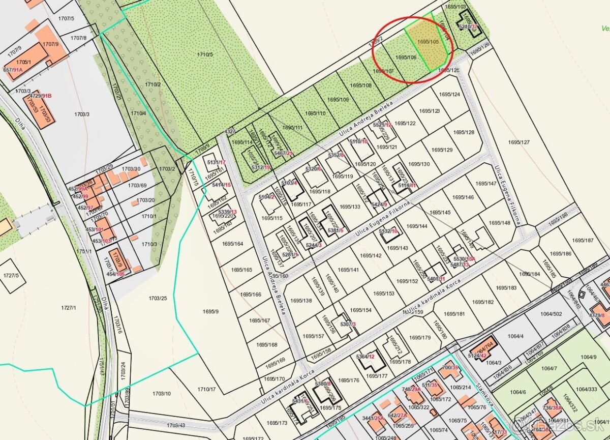 Predam pozemok pre RD, prip. susediace pozemky Janikovce