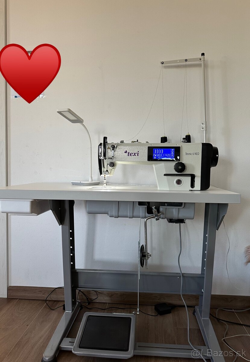 Texi Tronic 6 neo šijací stroj rovnosteh
