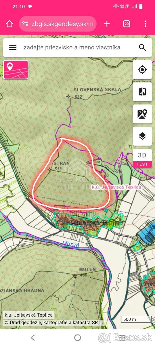Jelšavská Teplica - podiel na lesnom pozemku a trvalom trávn