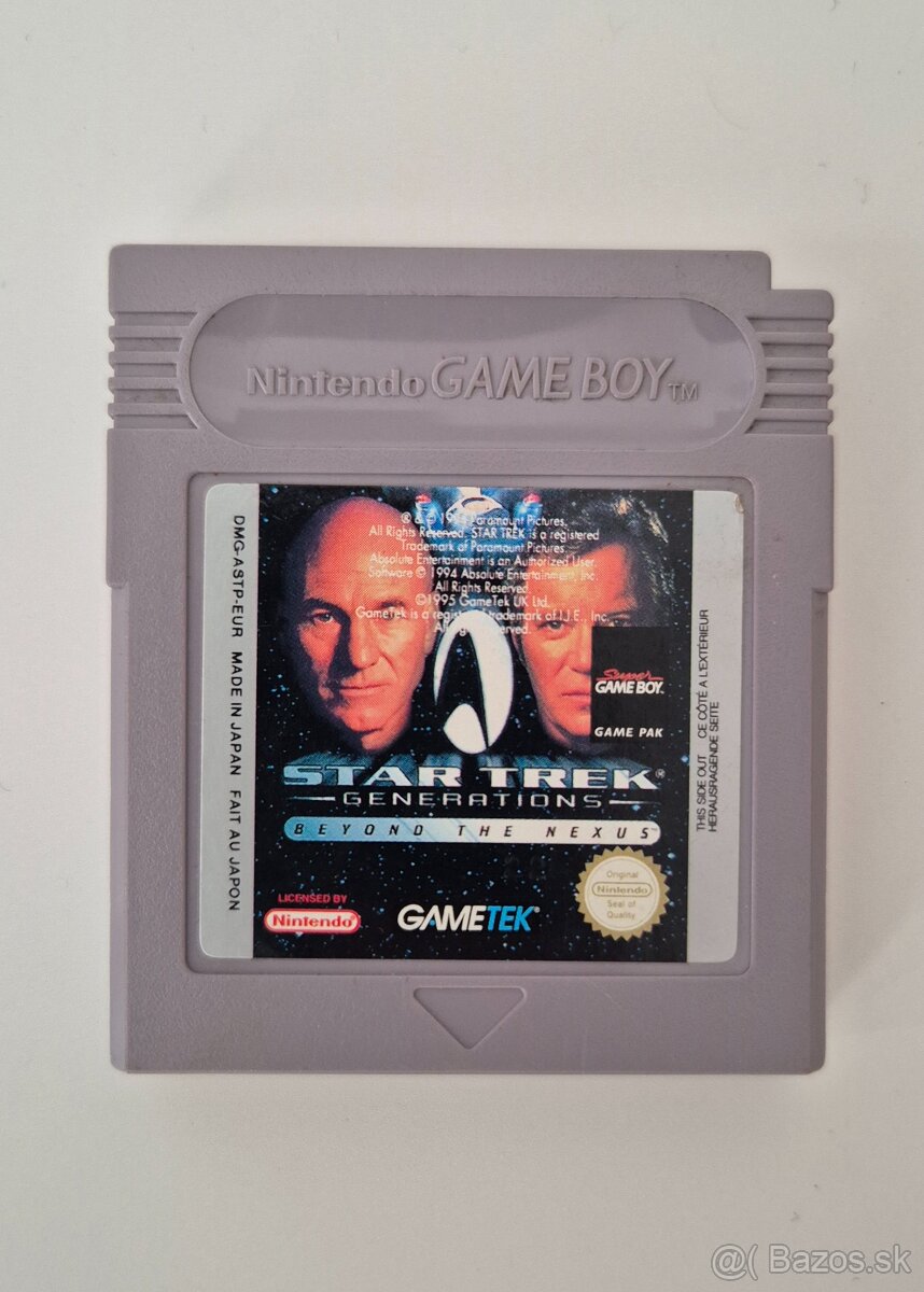 Gameboy hra StarTrek