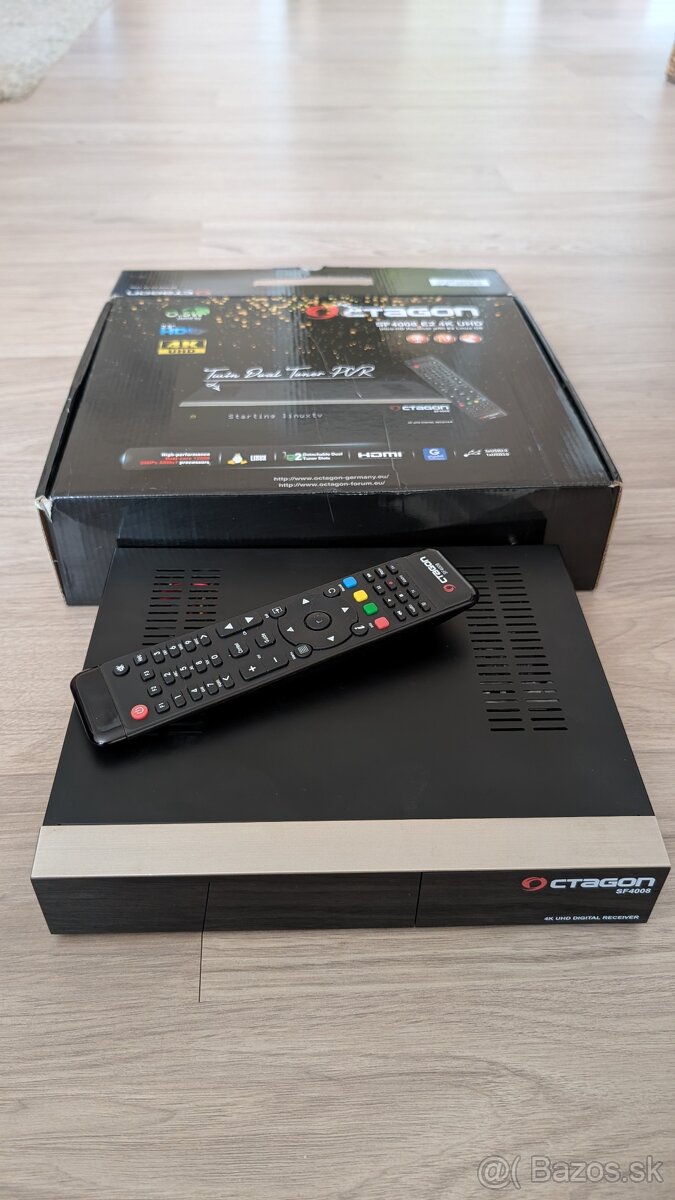 Satelitný prijímač OCTGON SF 4008 e2 4k uhd