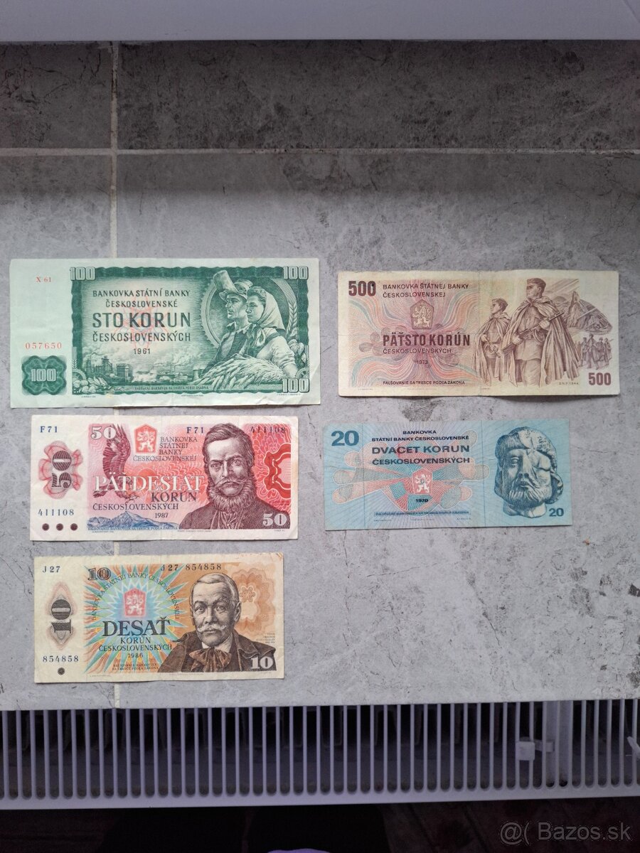 Ceskoslovenske bankovky