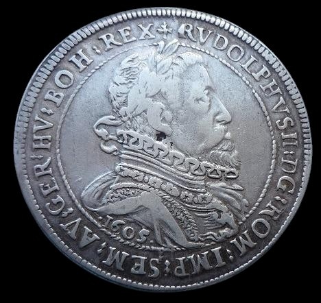 Rudolf II. - Tolar 1605 Hall