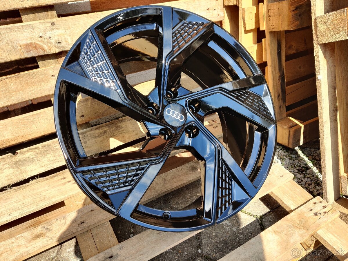 Sada ALU 5x112 R19 design RS ⚫PIANO BLACK⚫