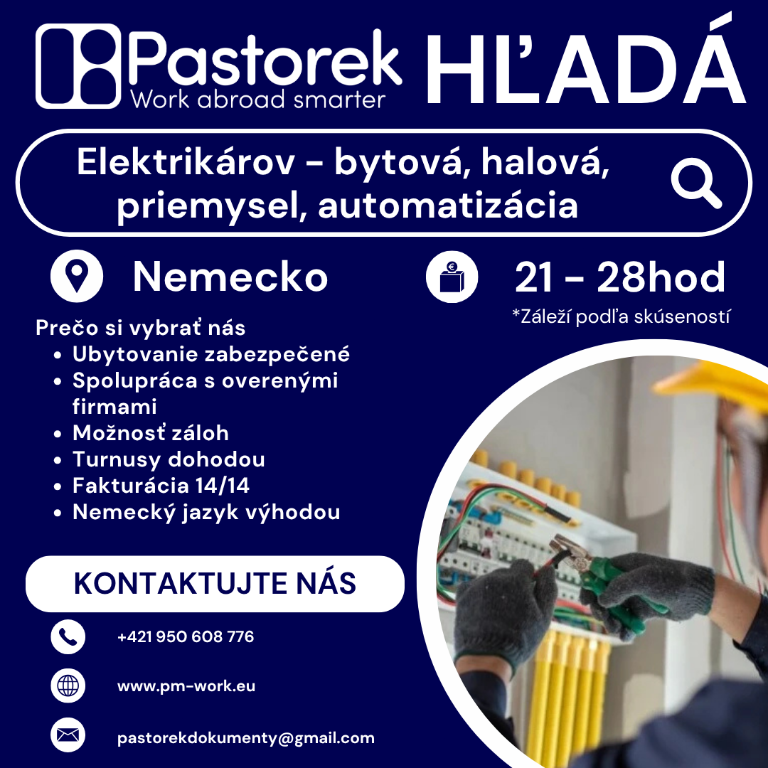 ELEKTRIKÁR – NEMECKO A EÚ