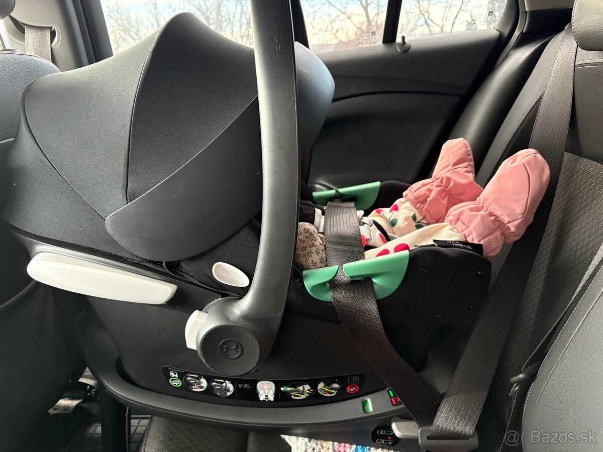 CYBEX Aton B2 i-Size vrátane Base ONE Volcano Black