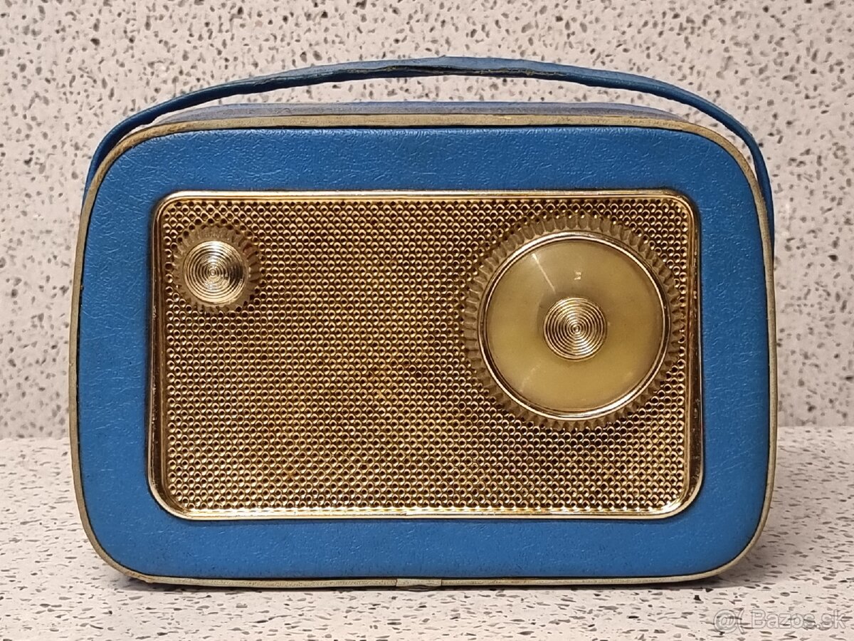 "T58" Tesla T 2800 ☆ starožitné kabelkové radio