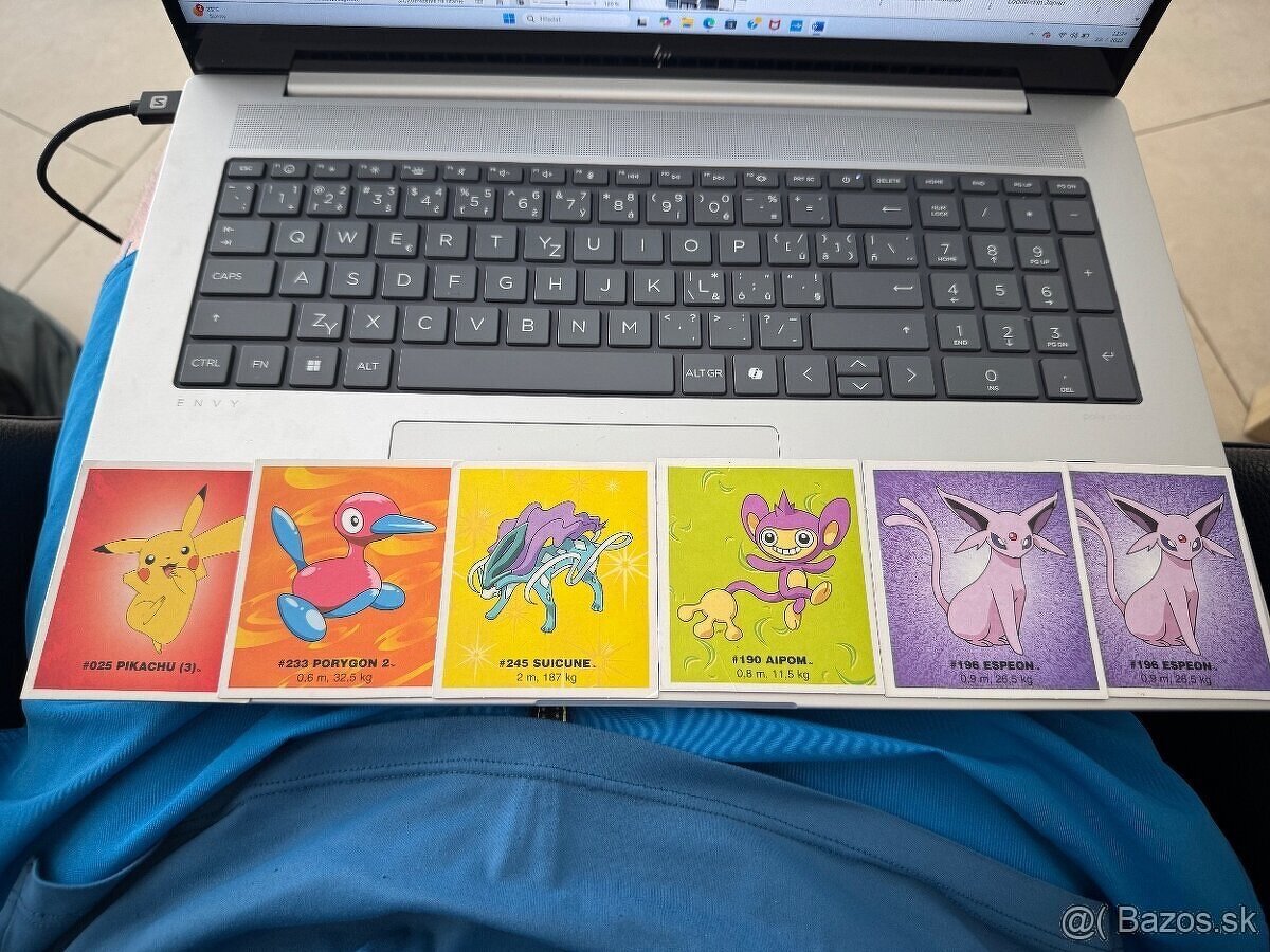 POKÉMON 2001 Nintendo kartičky + DIGIMON kartičky 1. edícia