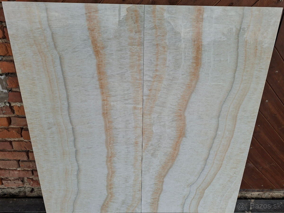 Lesklá dlažba 60x120 - Imitácia Onyxu - vein cut