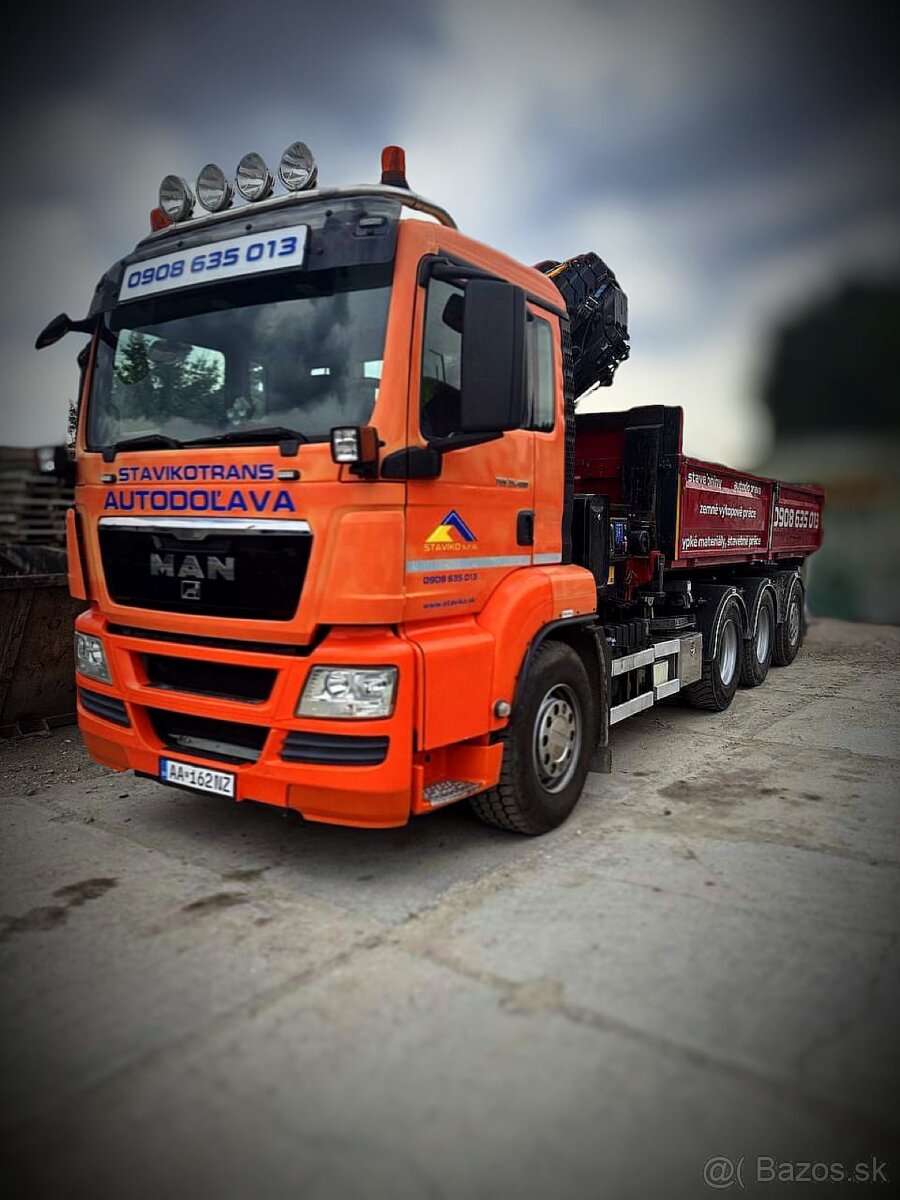 Autodoprava,preprava tovaru,prace s hydraulickou rukou