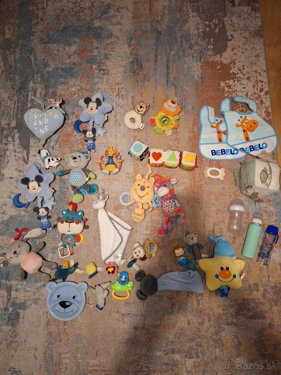 Predám tieto detské hračky zvonkohry fľašky a ostastne