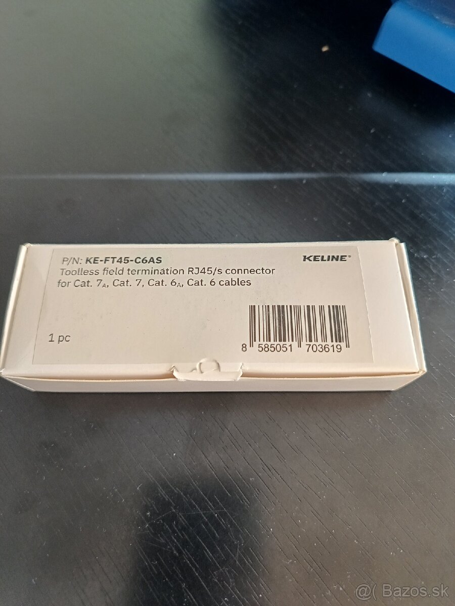 Konektor RJ45/s, beznástrojový, pre priamu montáž na inštala