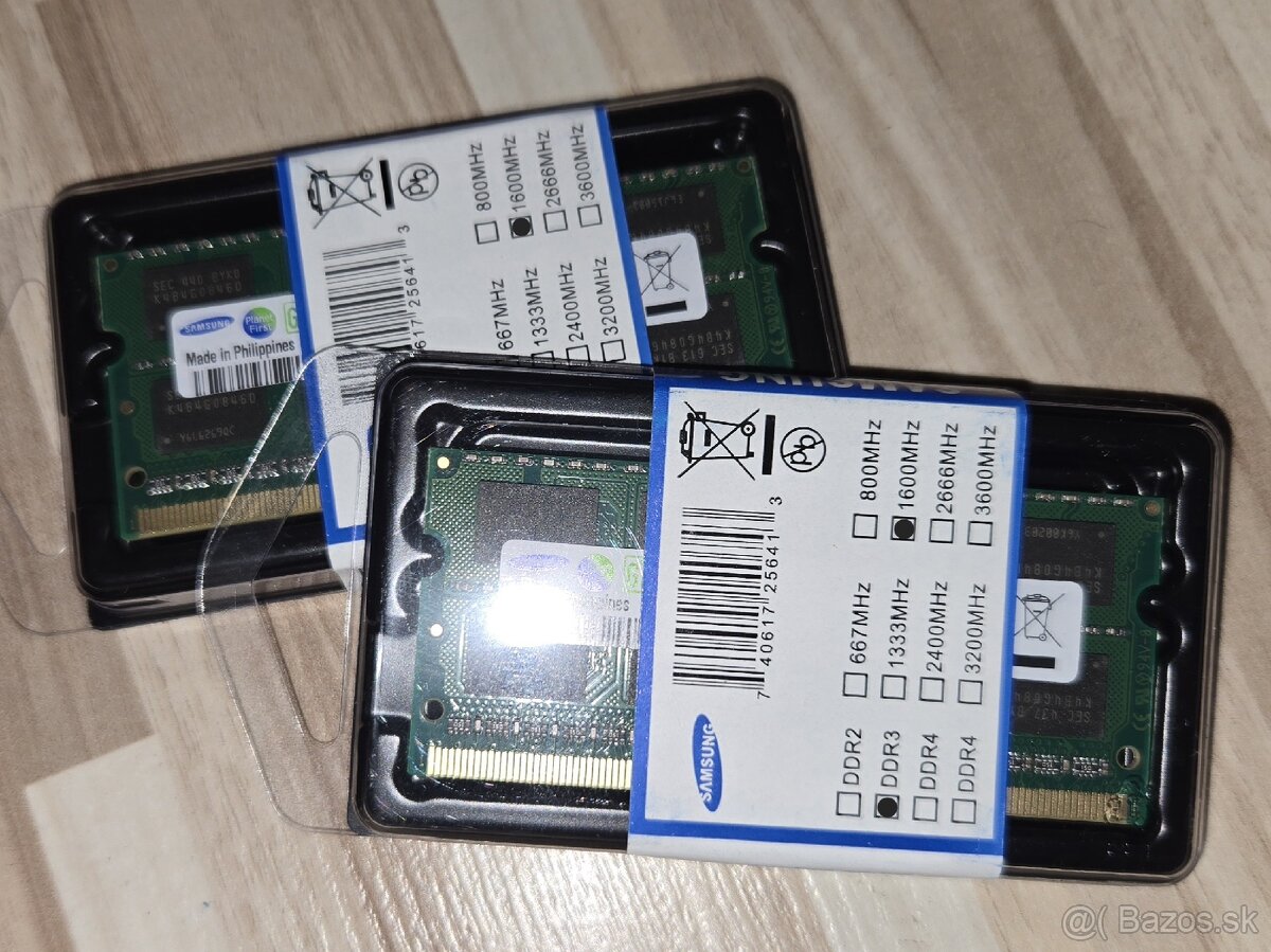 Predam nove Samsung ram 8GB DDR3L so-dimm do notebooku