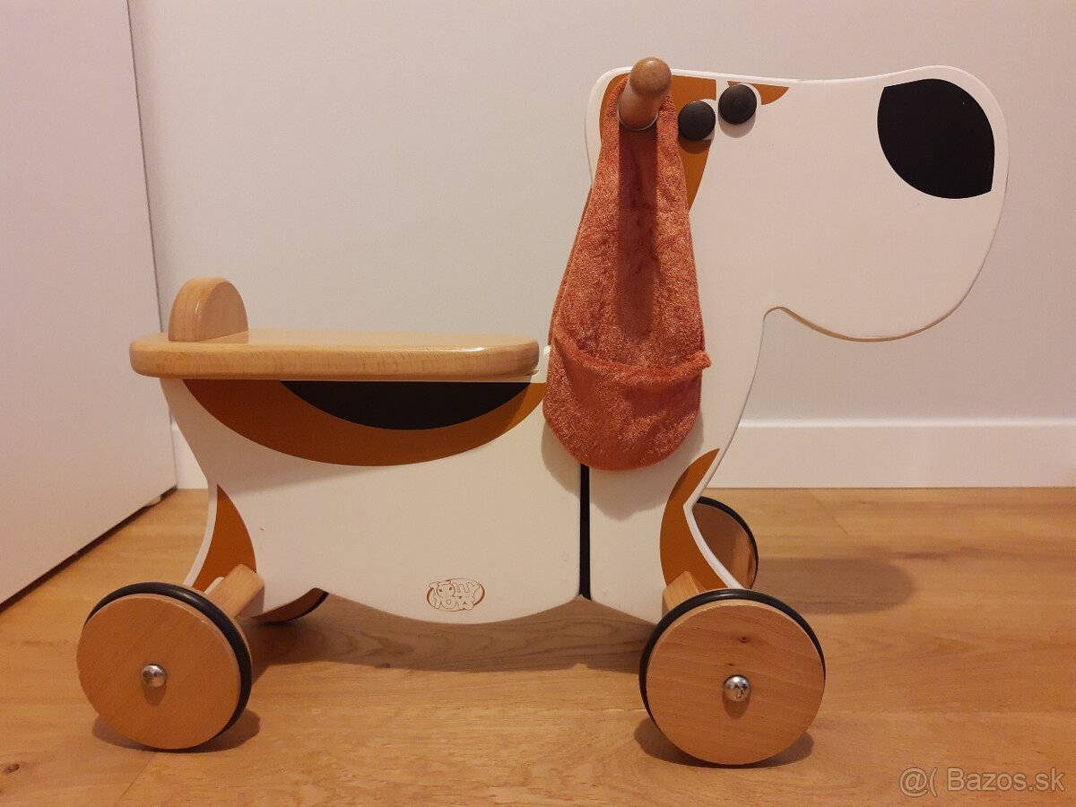 Drevené odrážadlo - psík