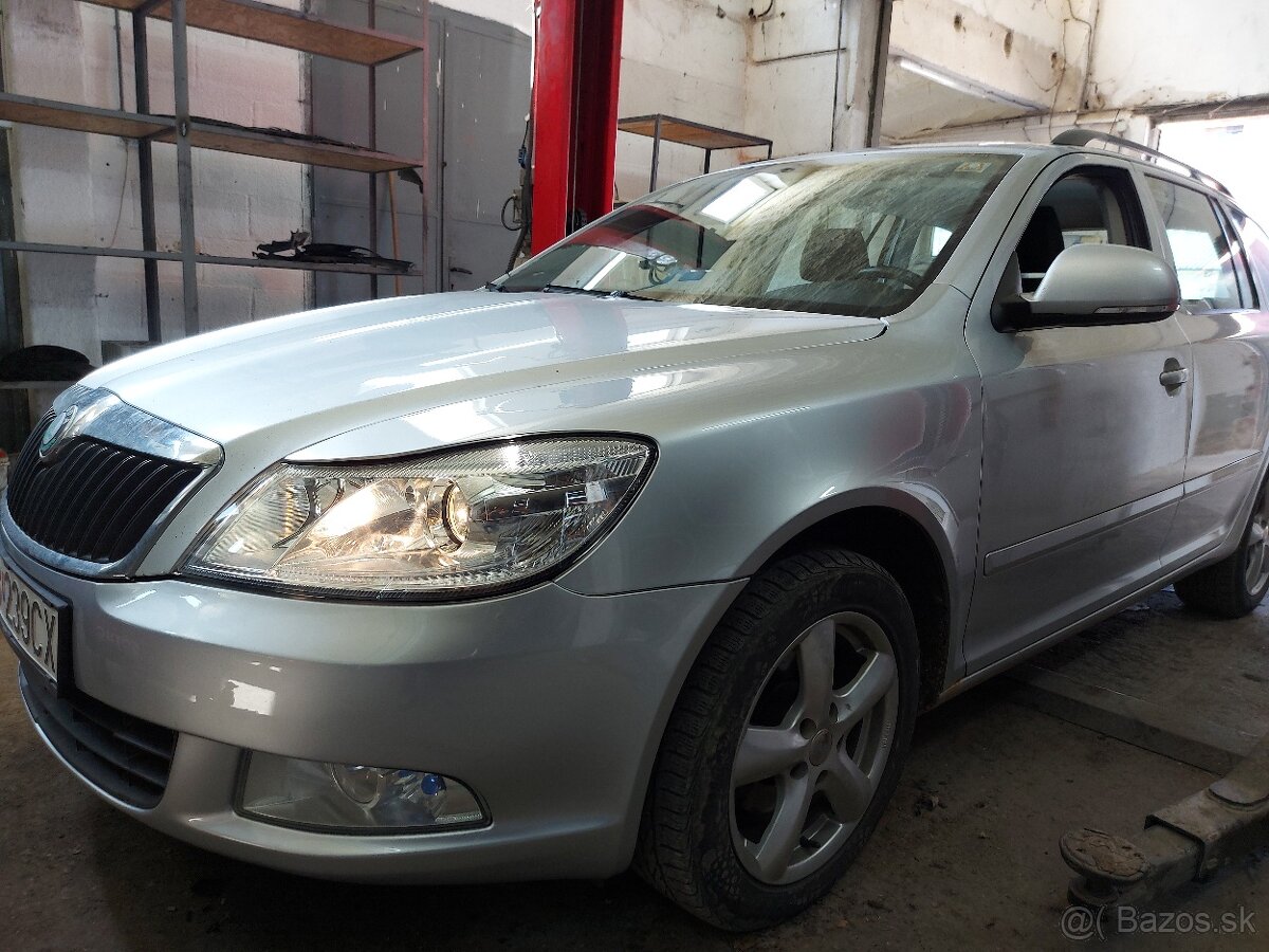 Rozpredam Skoda Octavi 2 Facelift 1,9tdi farba strieborna