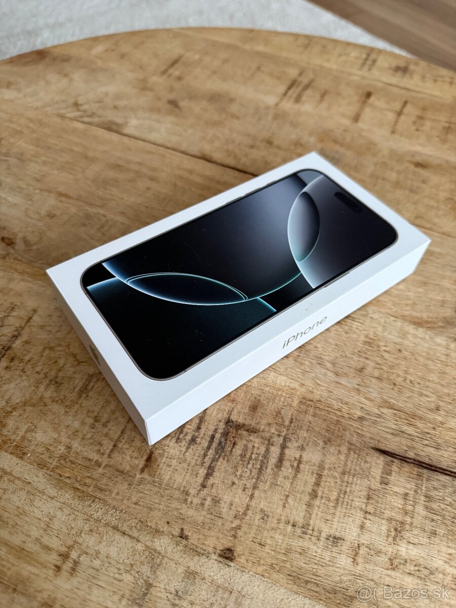 Apple iPhone 16 Pro Max White Titanium, Top, záruka