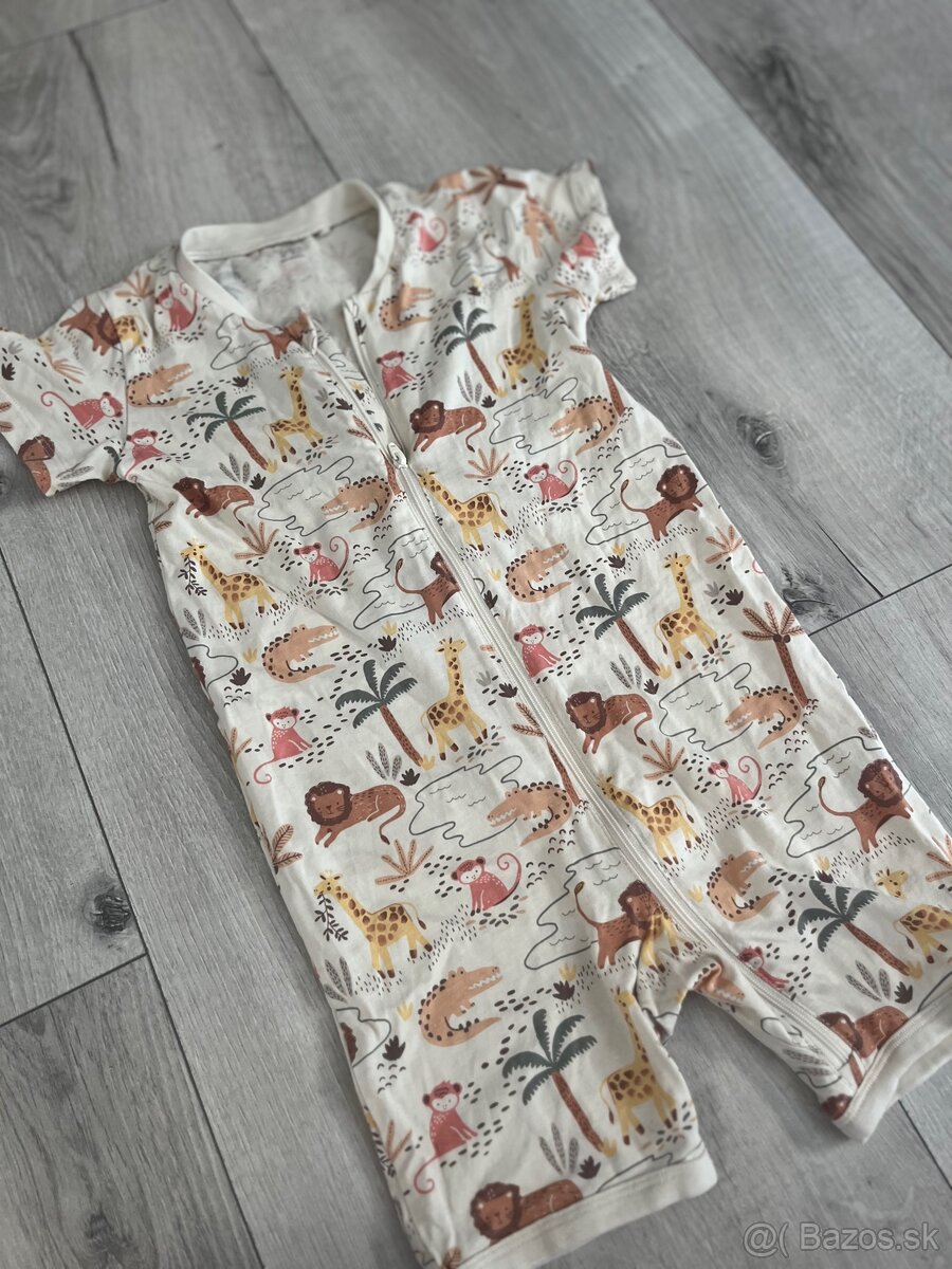 Predám detské krátke pyžamká Lindex, veľkosť 98, 2ks