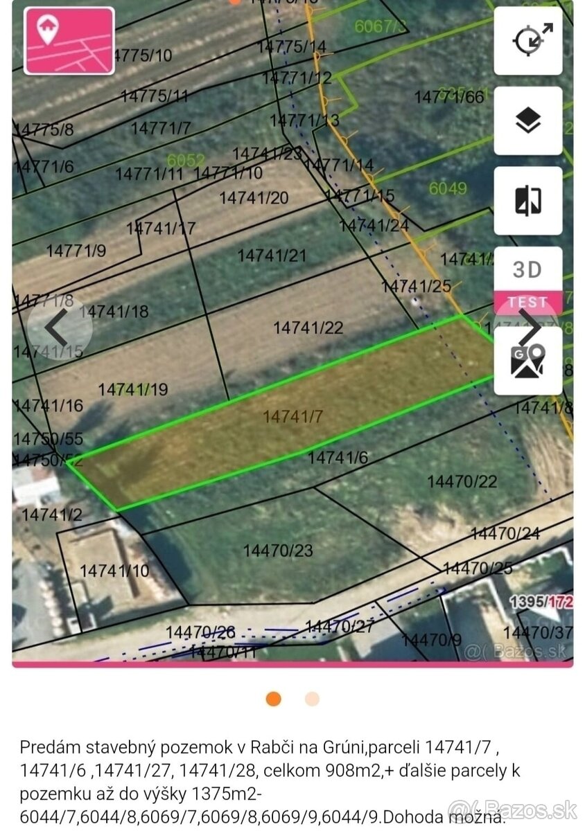 Predám pozemok v Rabči