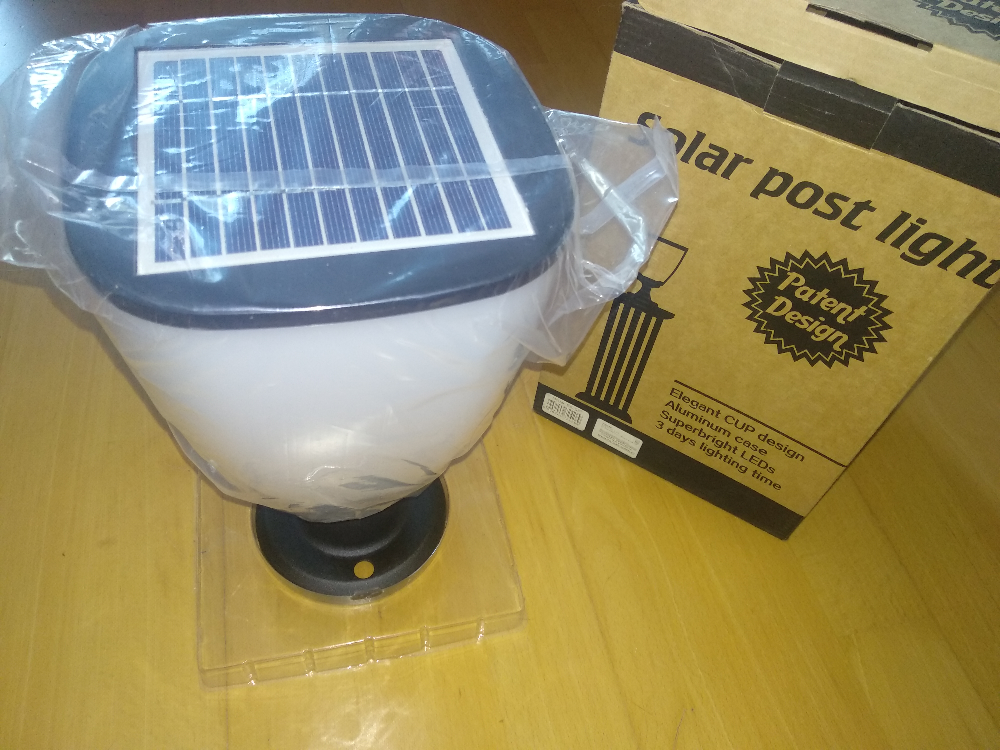 PredámX solárnu záhradnu lampu 16x LED ESL05