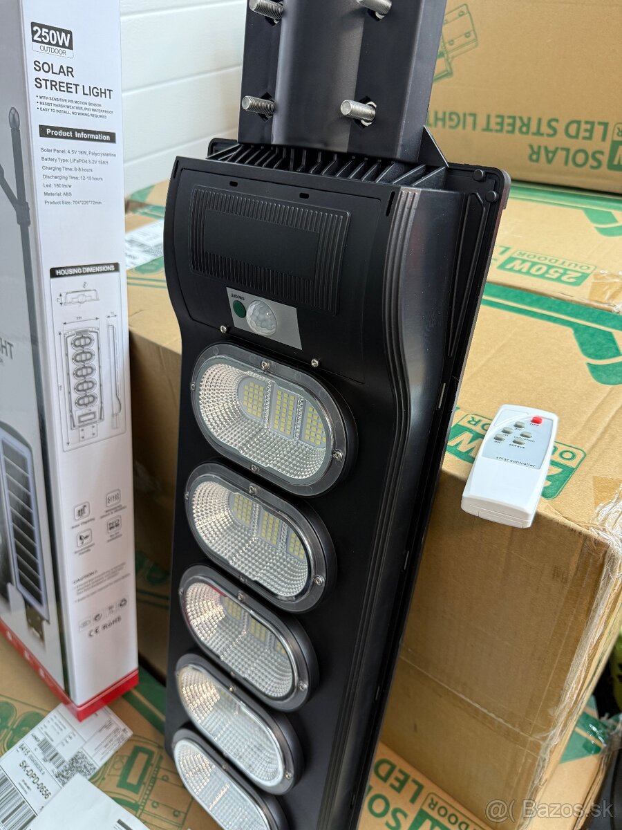 Led solarne verejne osvetlenie 250w