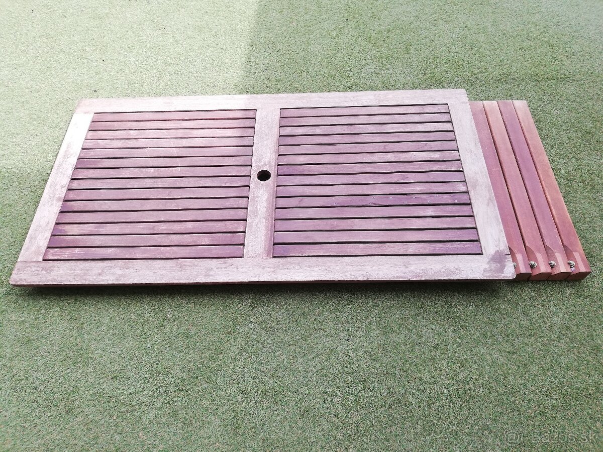 Predam dreveny zahradny stol_150x80cm