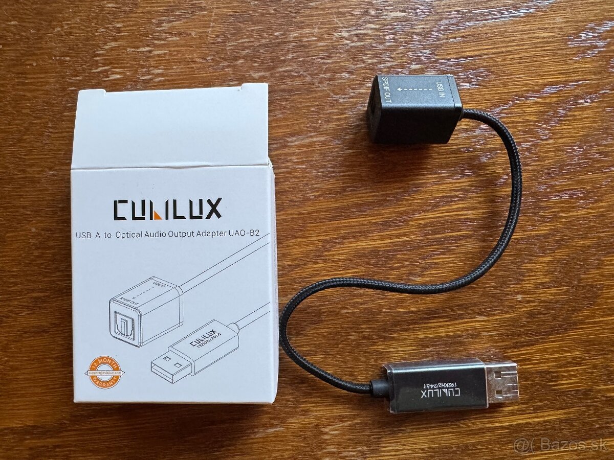 Cubilux USB A na TOSLINK optický audio adaptér