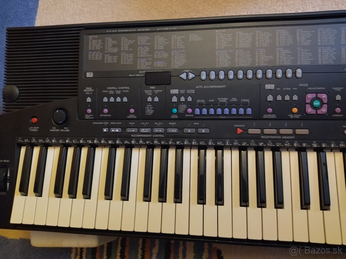 Predám Yamaha PSR 410