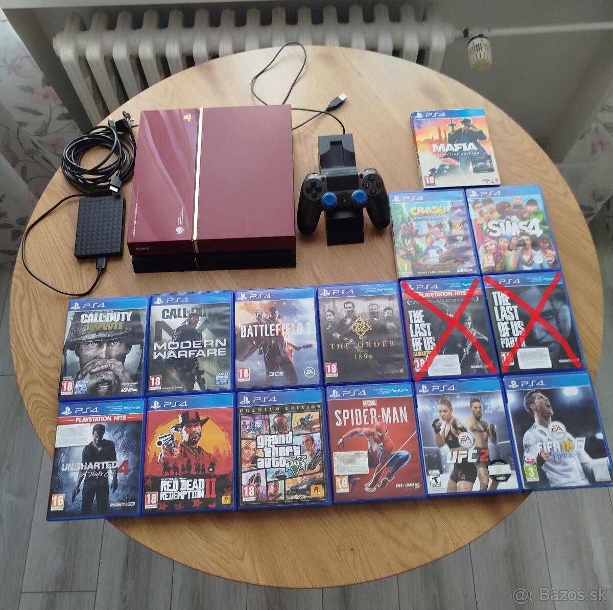Sony Playstation 4 500GB + 13 hier +externy disk