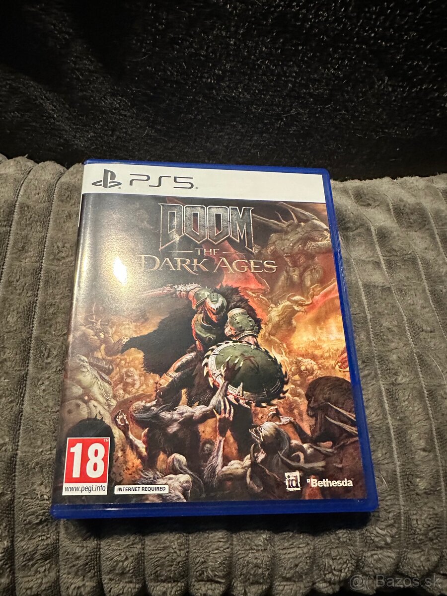 Predám Doom The Dark Ages v TOP stave pre PS5