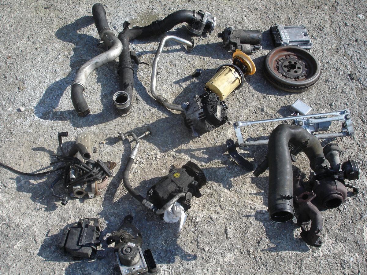 RJ motora , štarter, agr, vaha, škoda octavia 2 1.9 2.0 tdi