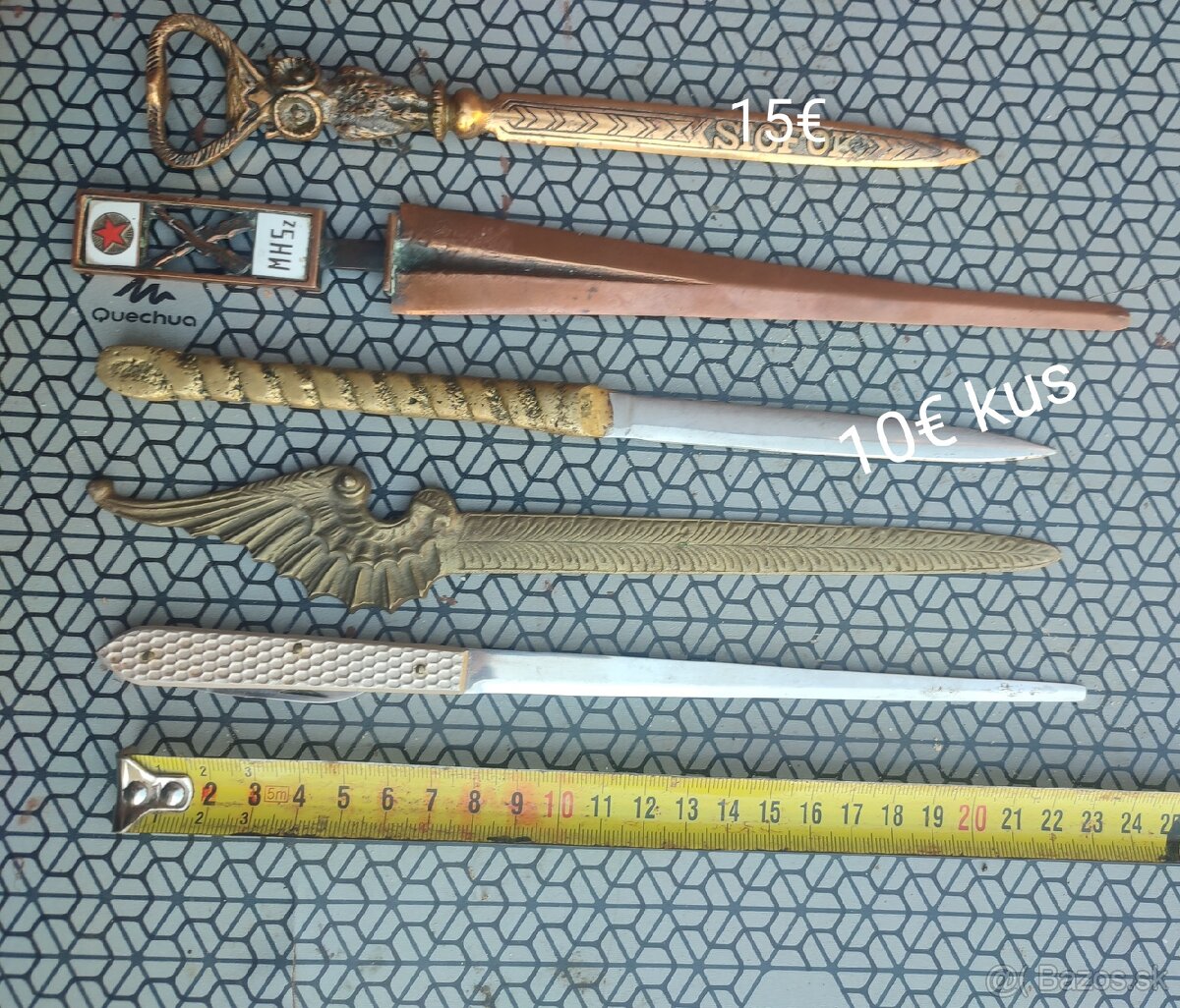 Otvárač listov 1.-15€ ostatné 10€ks