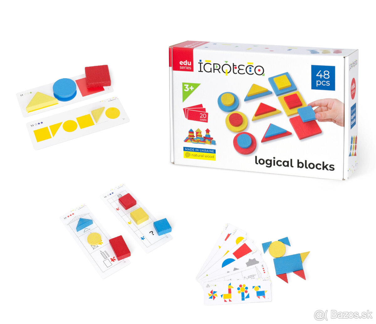 Montessori logická hra Dienes – úplne nová, nerozbalená