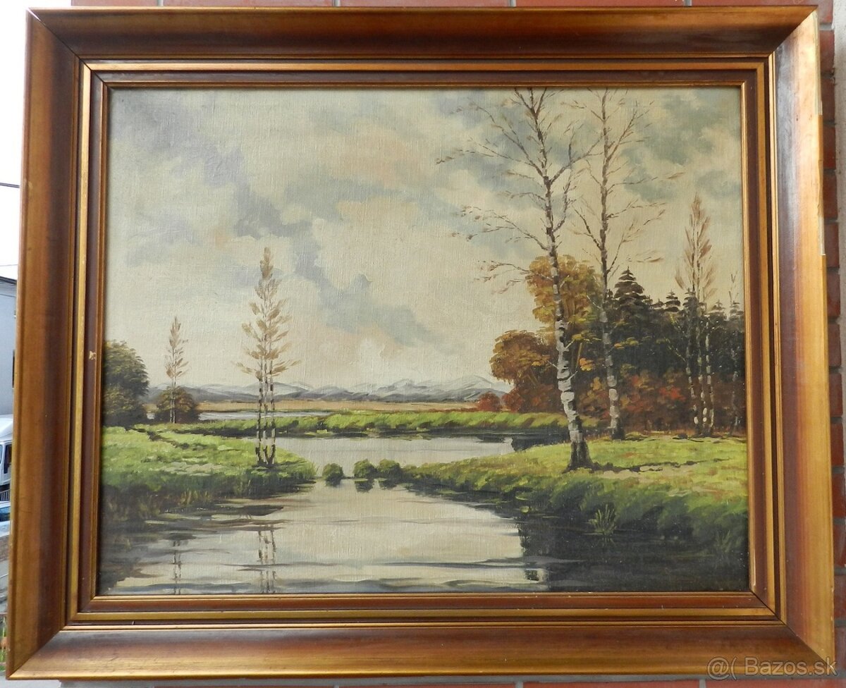 Starozitné obrazy s motívom Krajiny