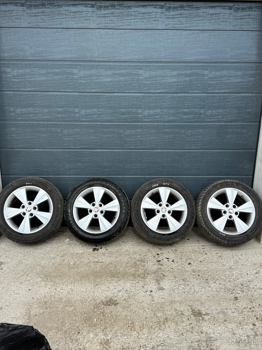 Predám elektrony 5x112 R16 Škoda Octavia 3 .