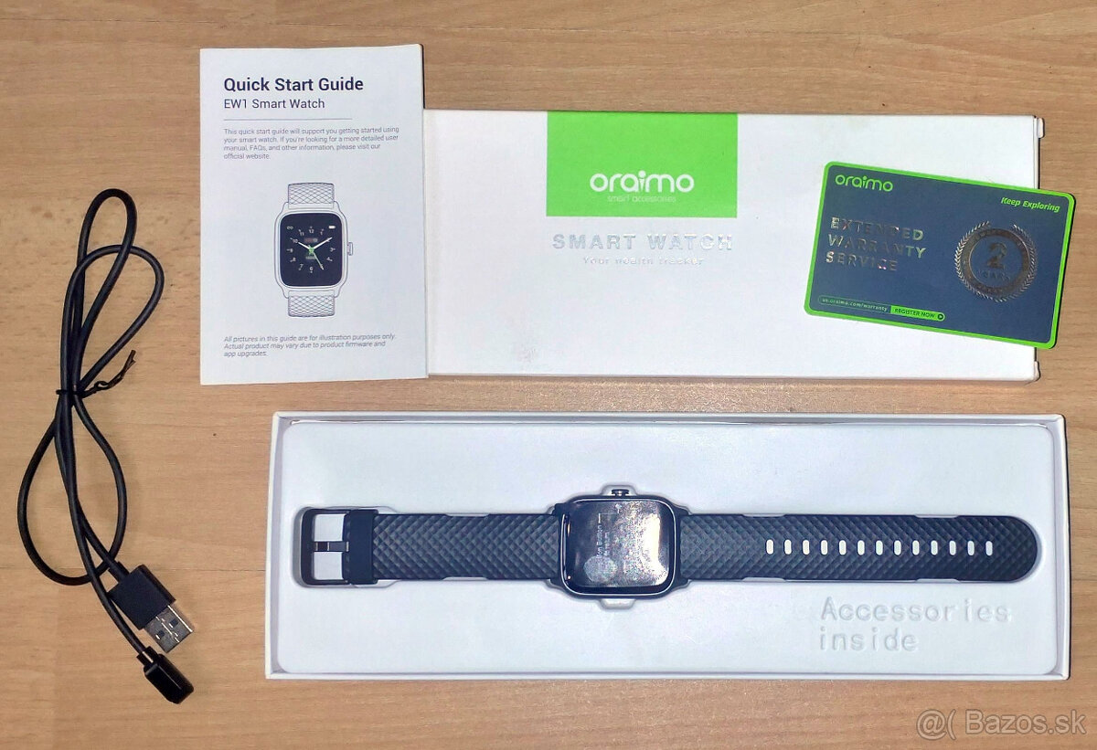 Inteligentné hodinky Oraimo EW1 Smart Watch čierne