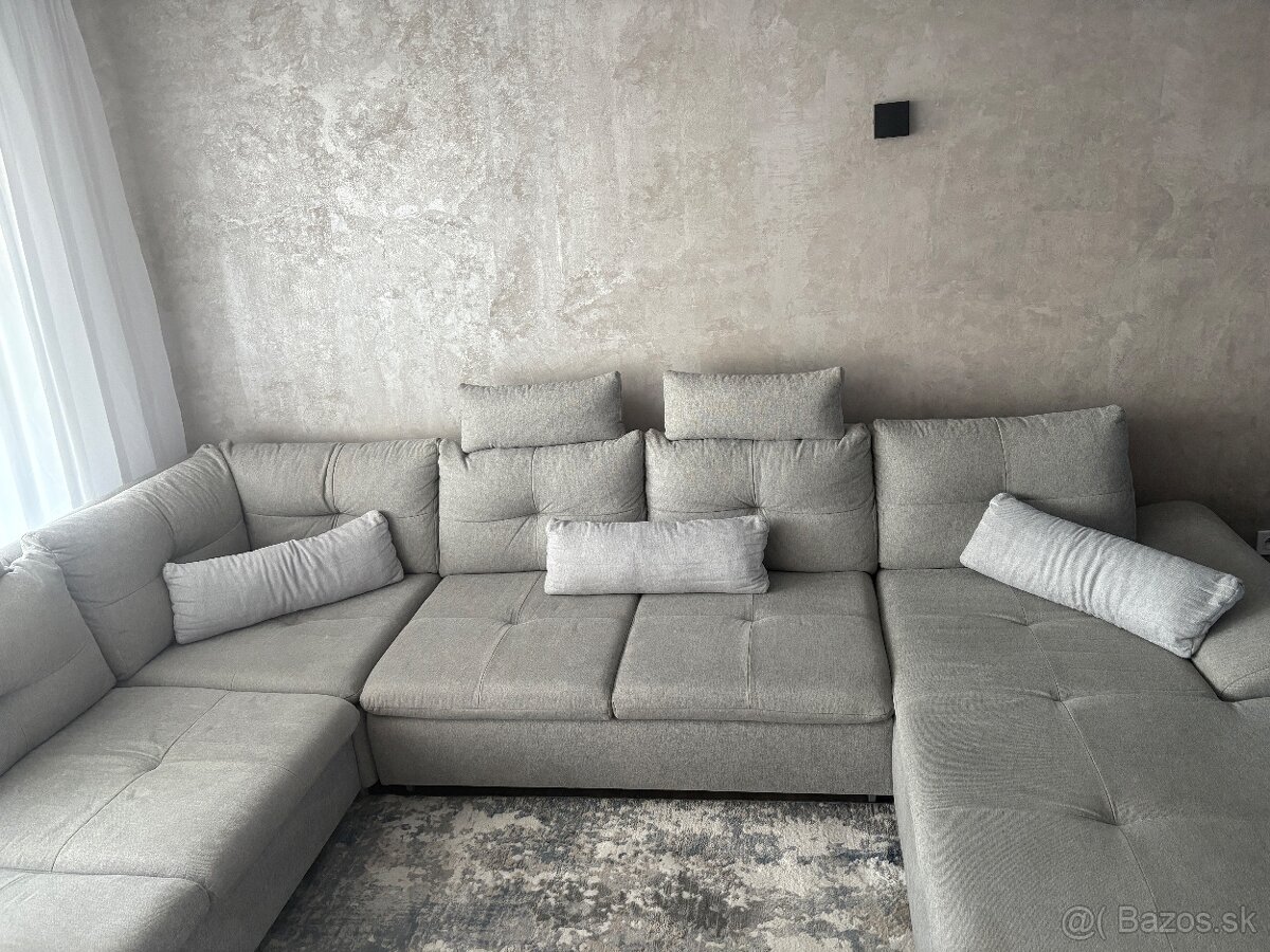 Predám sedaciu súpravu v tvare ľavé U