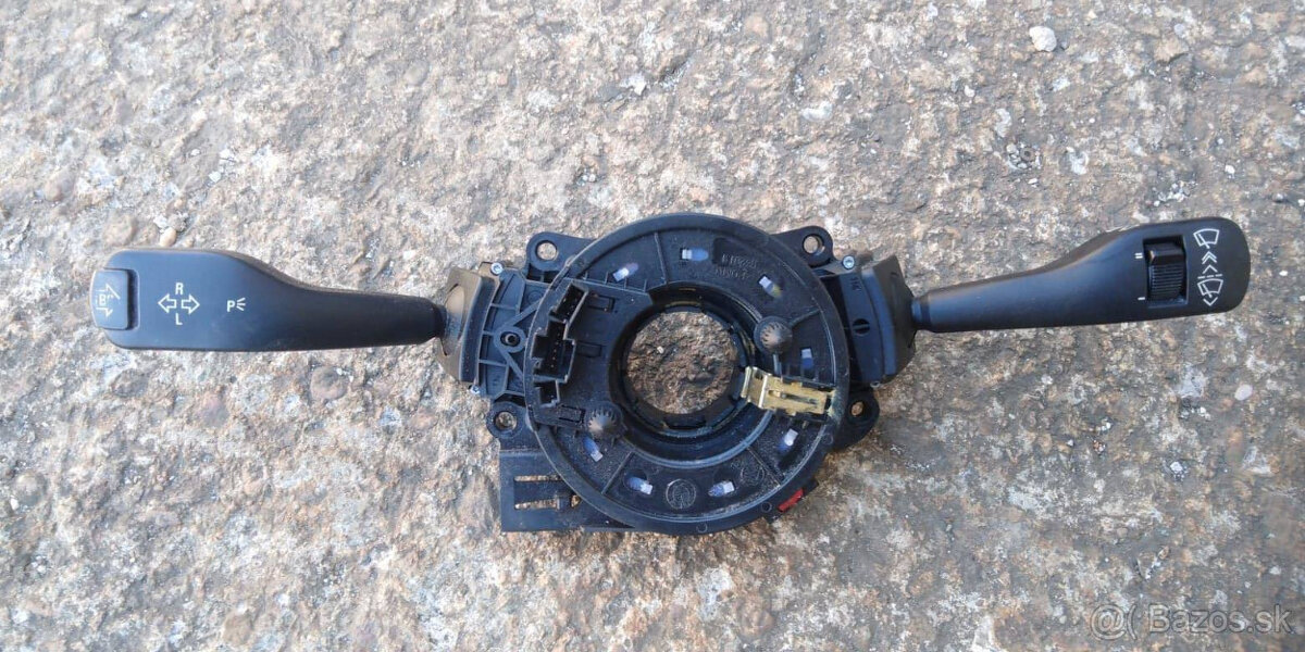 BMW X3 E83 páčky svetiel, smeroviek s BC krúžkom volantu