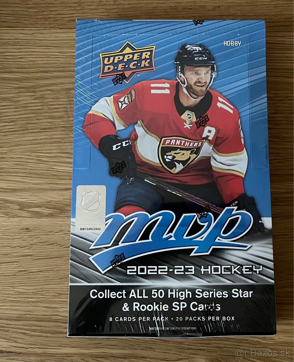 Hokejové karty UD MVP 2022/23 - 110 ks