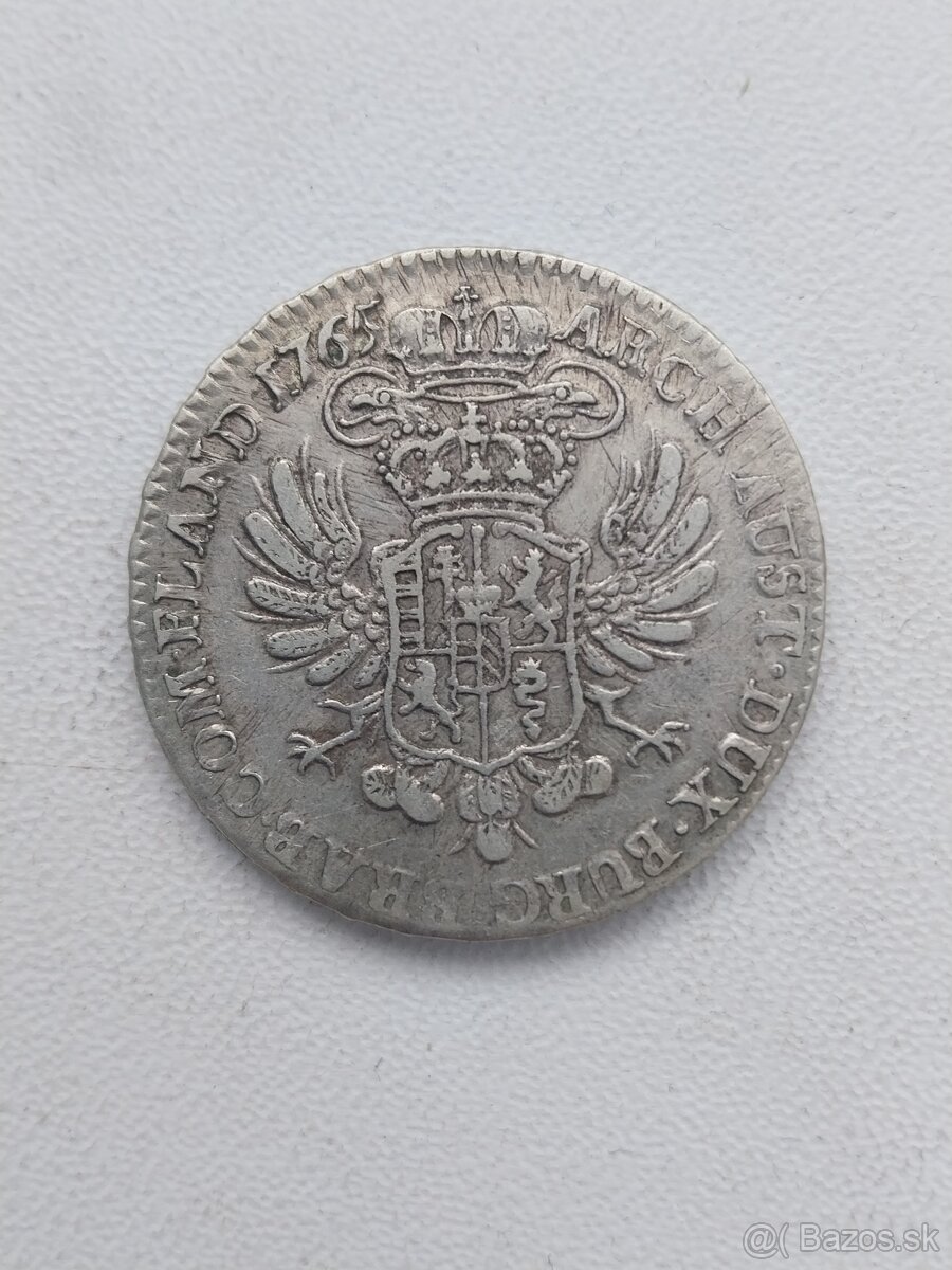 Mince 1/2 Toliar 1765 a Toliar 1768 M.Tetezia