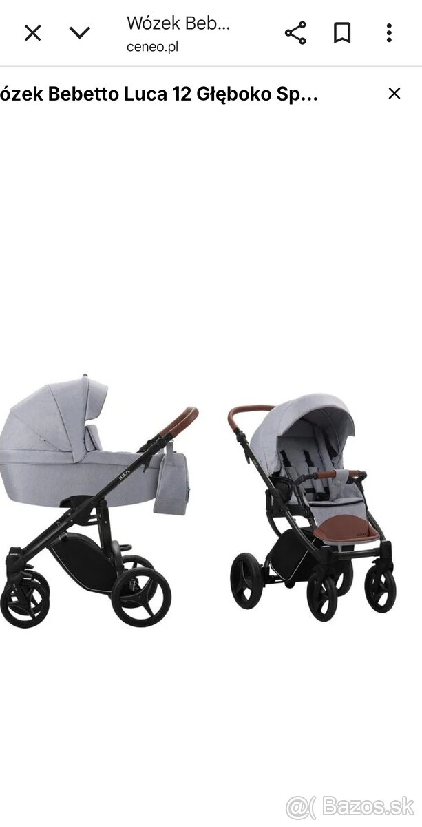 Kočík bebetto 3v1