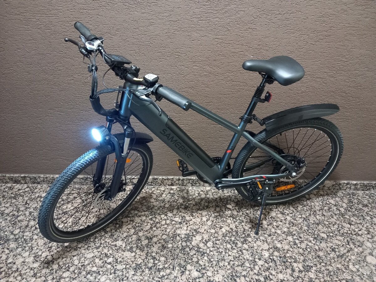 elektrický bicykel - Samebike RS A1, šedý