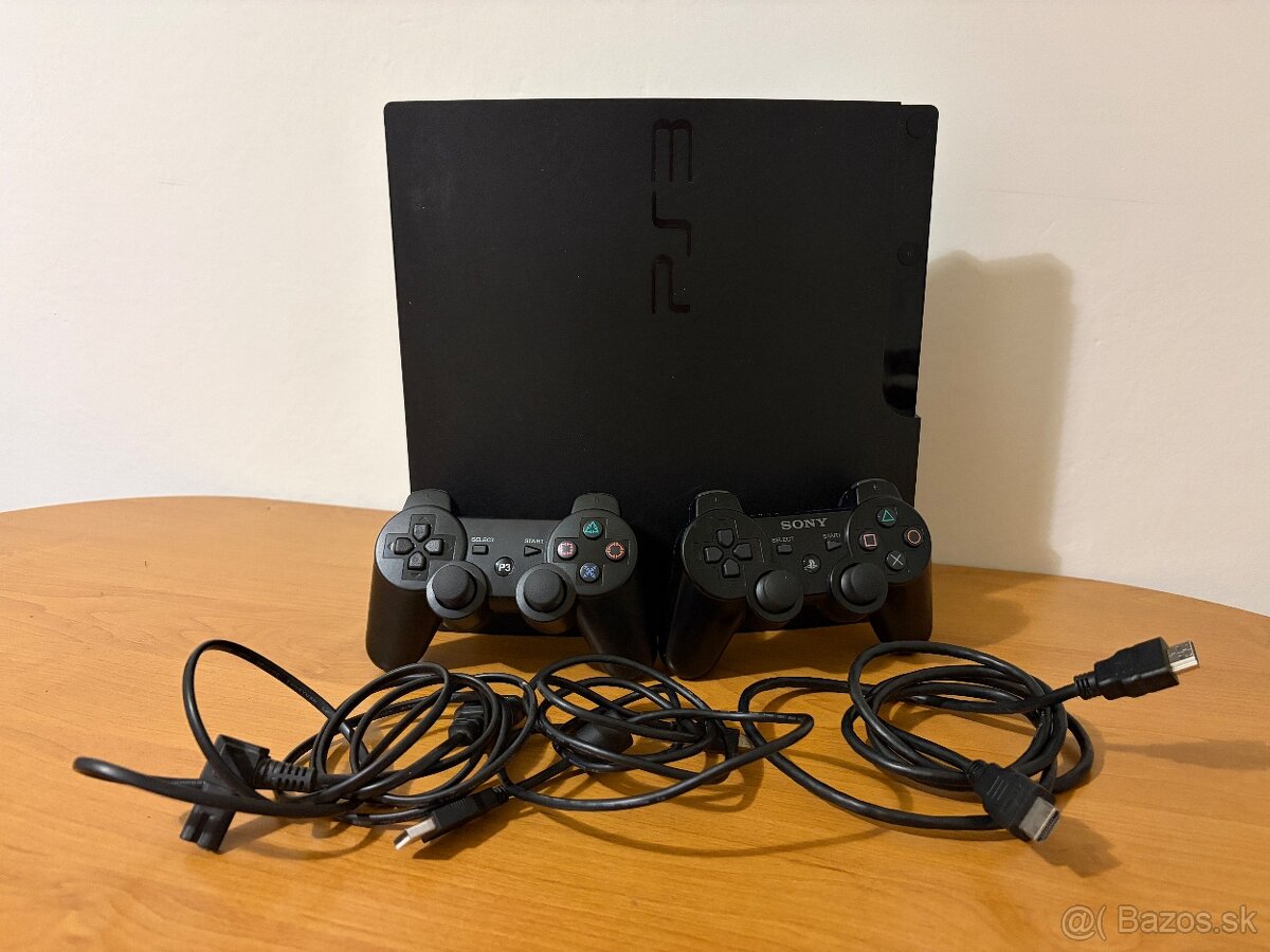 Playstation 3 Slim 1TB 107 hier 2x ovladač