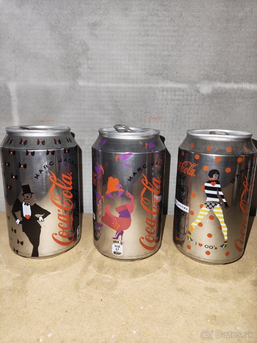 Coca cola plechovky