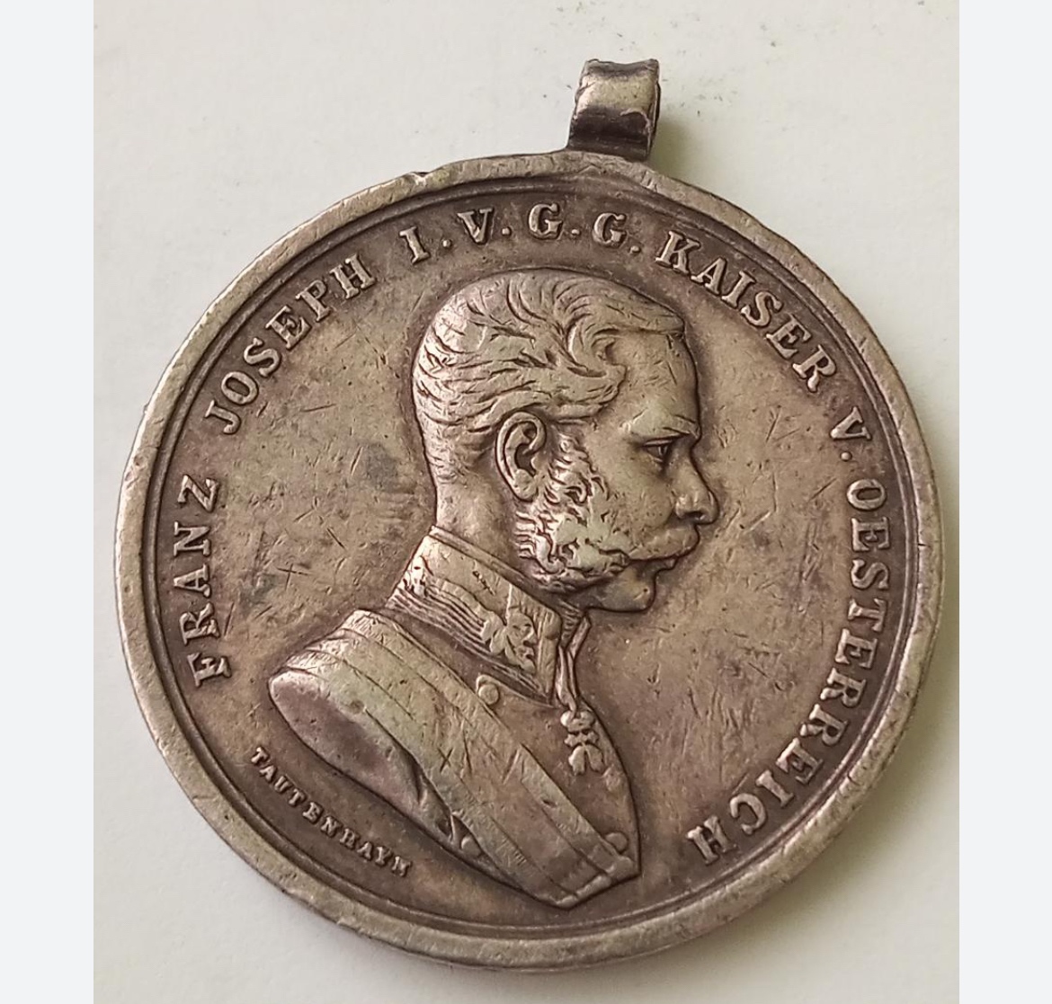 Franz Joseph strieborná medaila