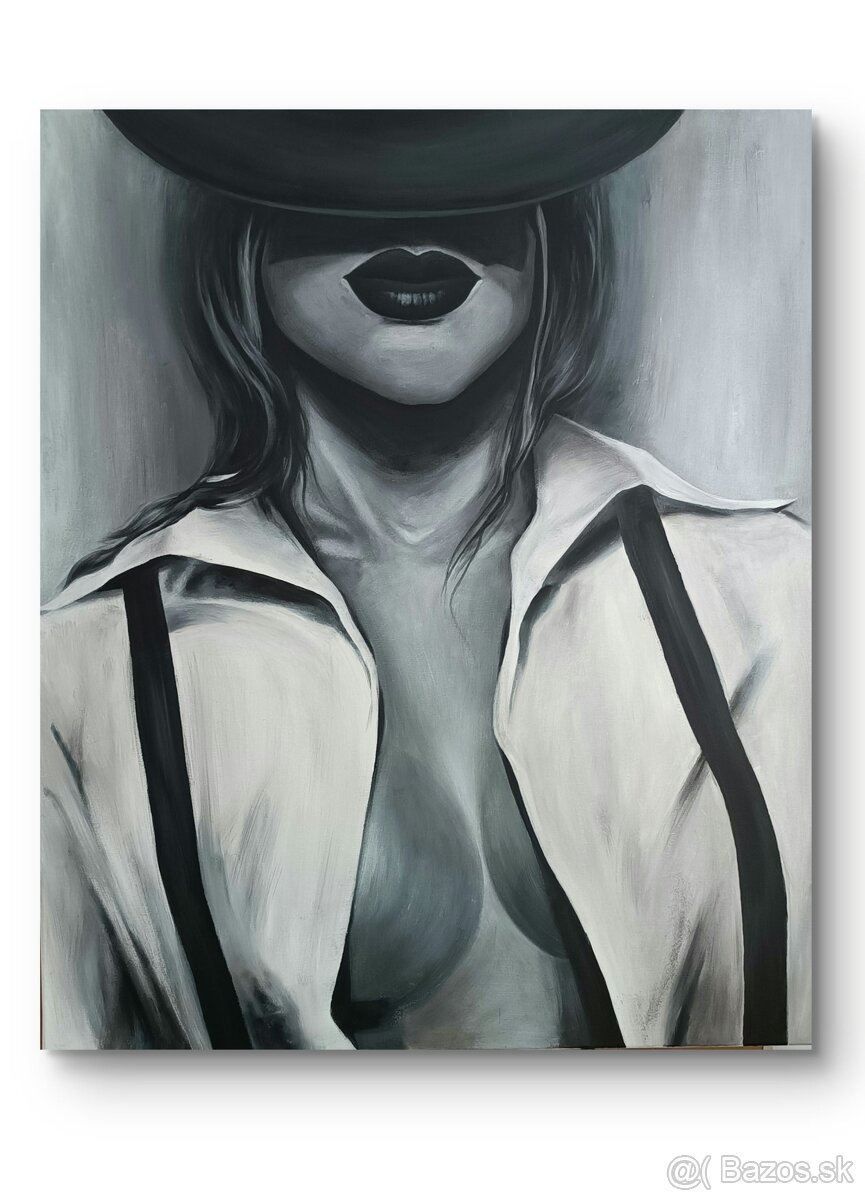Ručne maľovaný obraz 120x100 cm