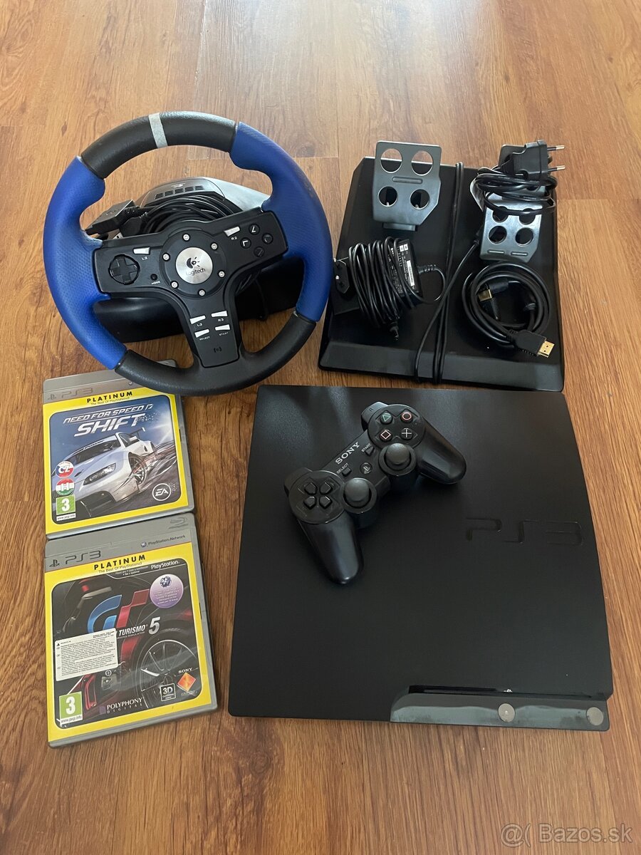 🎮 Playstation 3 (Sony PS3) + logitech simulator